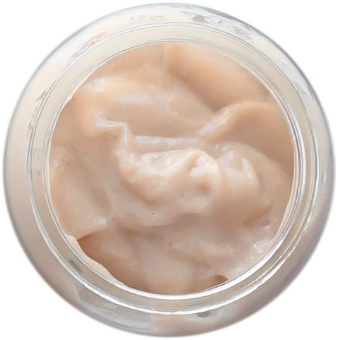 Jar of blended meat puree for infants